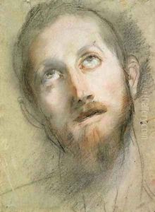 Study for the Head of Christ by Federico Fiori Barocci