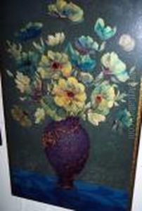 A Vase Of Flowers by Samuel Webley