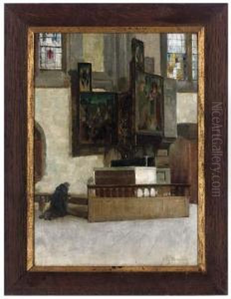 A Monk Praying; And Portrait Of A Young Girl, Bust-length - view 1