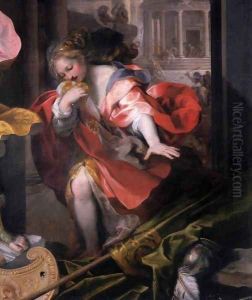Aeneas' Flight from Troy (detail) by Federico Fiori Barocci