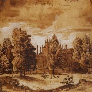 Four Parklandscapes by R. Wellesley Webster