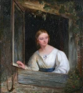 A Young Maid At A Window