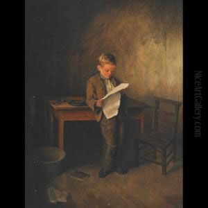 Reading The News by Thomas Webster
