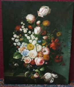 Still Life Study Of Flower In A Vase