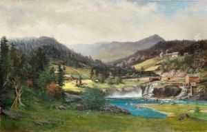 Storbrofossen I Sondre Aurdal I Valdres 1877 1877 Storbrofossen I Sondre Aurdal I Valdres 1877 1877