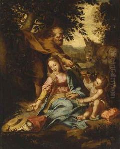 The Rest on the Return from Egypt by Federico Fiori Barocci