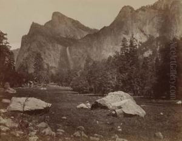 Bridal Veil Fall And Three Graces - view 1