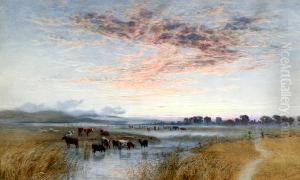Evening After Rain, Pevensey by Augustus Watford Weedon
