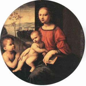Virgin and Child with the Infant St John the Baptist by Giuliano Bugiardini