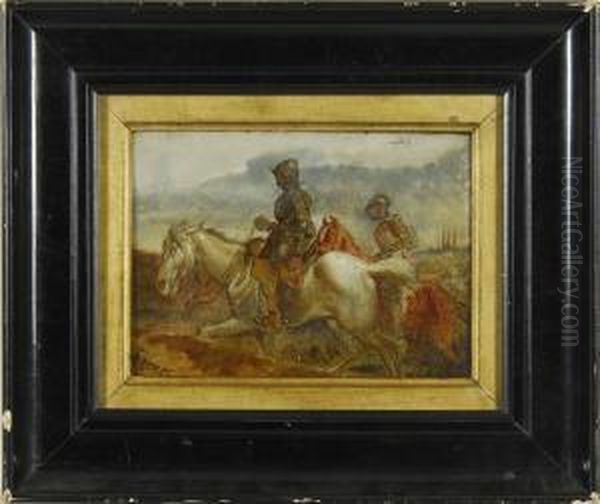 Knights On Horseback - view 1