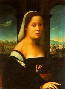 Portrait of a Woman (The Nun) by Giuliano Bugiardini