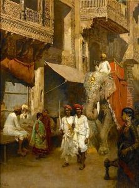 Promenade On An Indian Street - view 1