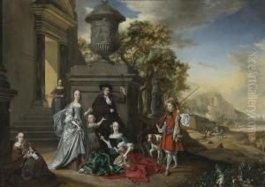 A Family Portrait On The Grounds