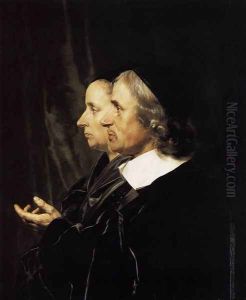 Portrait of the Artist's Parents c. 1660 by Jan De Bray