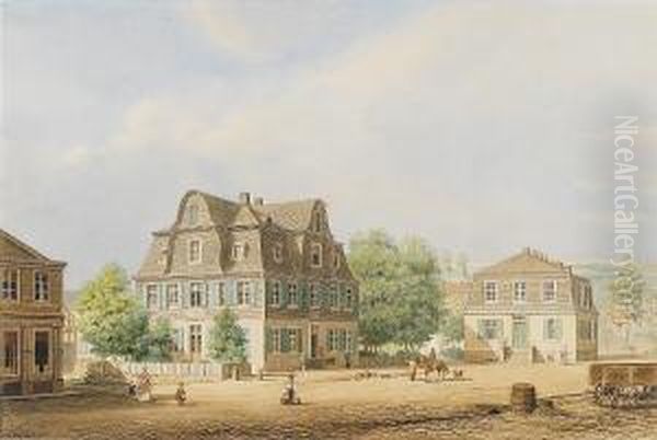 A Town Square, Prussia - view 1