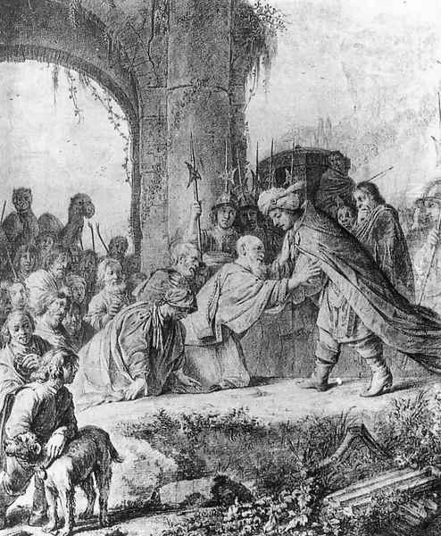 Joseph Receiving His Father and Brothers in Egypt 1655 - view 1