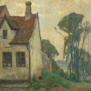Landscape With House by Einar, Lili Elbe Wegener