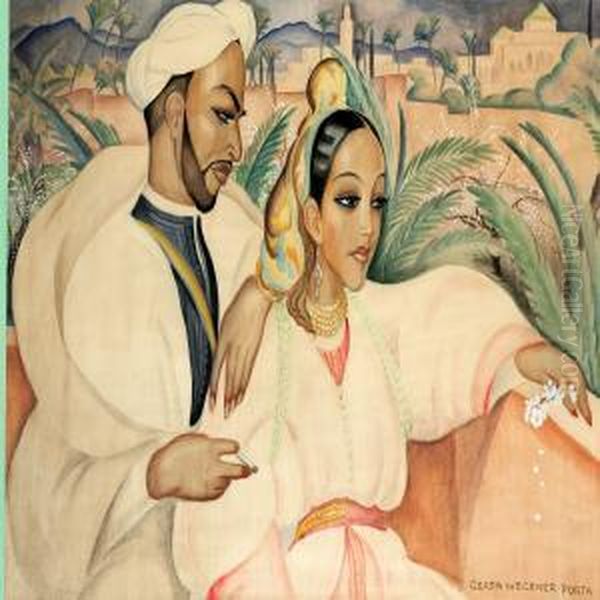 Oriental Couple, Morocco - view 1