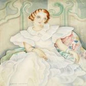 Portrait Of Brigitte Bergman by Gerda Wegener