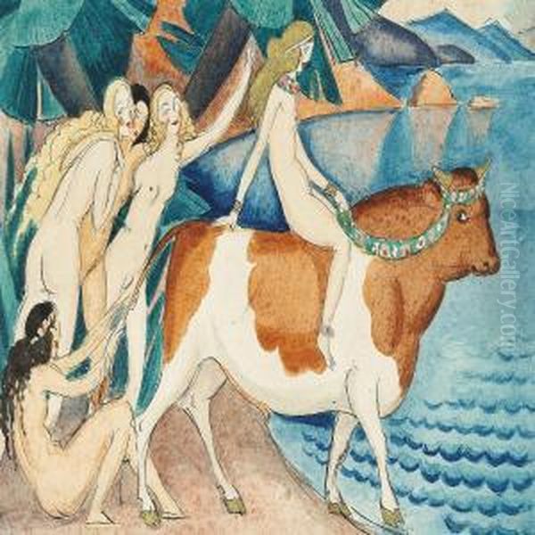 Europa Pa Tyren (europe On The Bull) - view 1