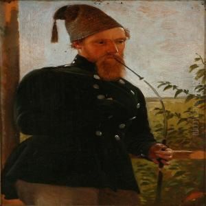 The Artist's Selfportrait by Theodor Gustav Wegener