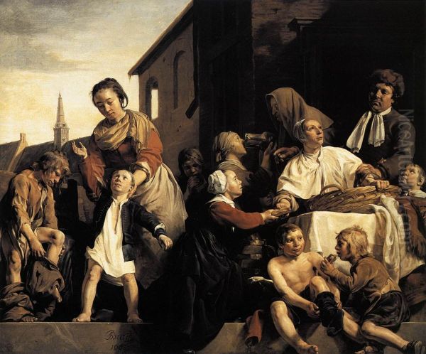 Tending Children at the Orphanage in Haarlem - view 1