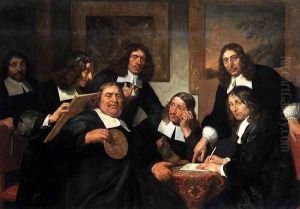 The Governors of the Guild of St Luke, Haarlem by Jan De Bray