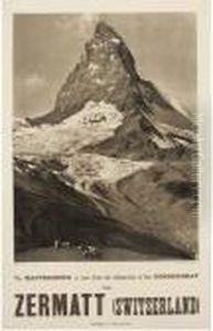 Zermatt, The Matterhorn by Gebruder Wehrli