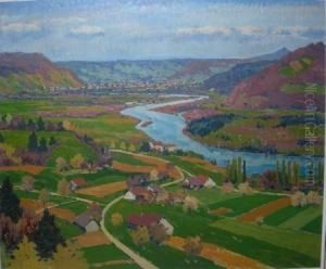 Brugg And The River Aare