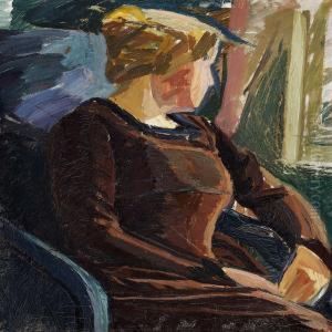 The Artist's Wife by Edvard Weie
