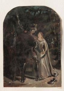 Scene Troubadour by Arthur Howes Weigall