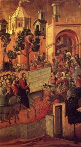 Maesta (Detail From The Maesta Alterpiece) (or Entry Into Jerusalem)