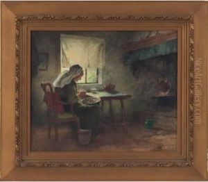 Interior Scene by Johannes Weiland