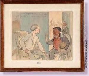 La Bonne Recommandation by Lucien Henri Weil Weiluc