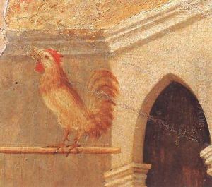 Christ Mocked (detail 1) 1308-11