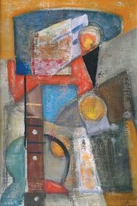 Composition Cubiste A La Guitare by Joachim Weingart