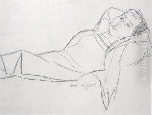 Femme Au Repos by Joachim Weingart