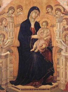 Maestà (detail 1) 1308-11