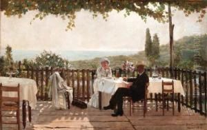 Na Veranda Em Roma by Pedro Weingartner