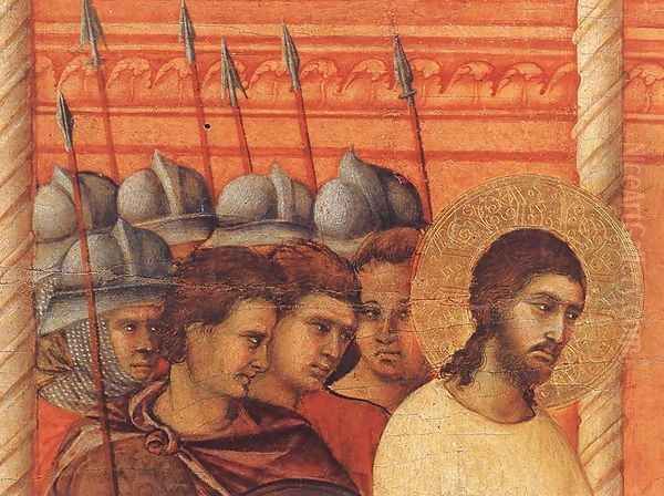 Christ Before Pilate Again (detail) 1308-11 - view 1