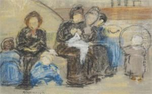 Untitled (mothers And Children) by Agnes Weinrich