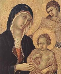 Maesta (detail 9) 1308-11 by Duccio Di Buoninsegna