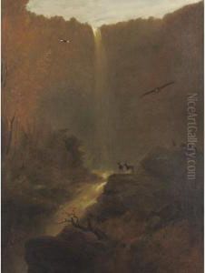 Kaaterskill Falls, New York by Robert Walter Weir
