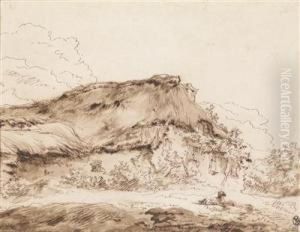 A Thatched Cottage by Franz Edmund Weirotter