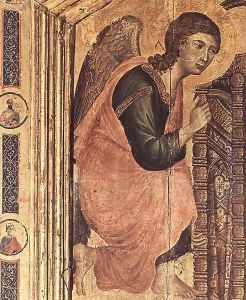 Rucellai Madonna (detail 2) 1285 by Duccio Di Buoninsegna