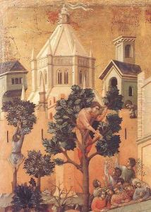 Entry into Jerusalem (detail) 1308-11