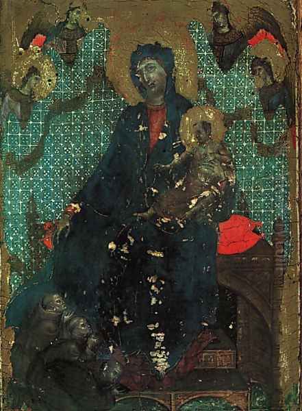 The Madonna of the Franciscans 1287-88 by Duccio Di Buoninsegna