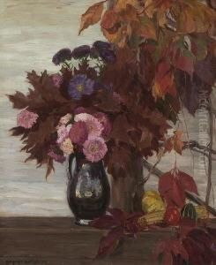 Herbststraus. by Robert Weise