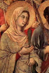 Maesta (detail 4) 1308-11 by Duccio Di Buoninsegna