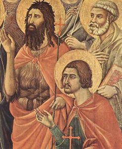 Maestà (detail 6) 1308-11